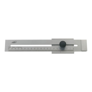 Trusquin plat Helios Preisser en acier inoxydable