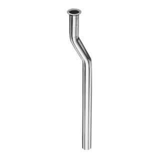 Tube affleurant Schell 18mm, coudé, chromé 300mm