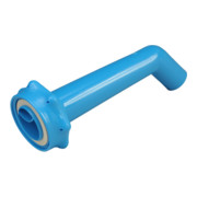 Tube de sortie pour nourrice à eau PROFI bleu, PE-HD pour réf. 816500 + 816700