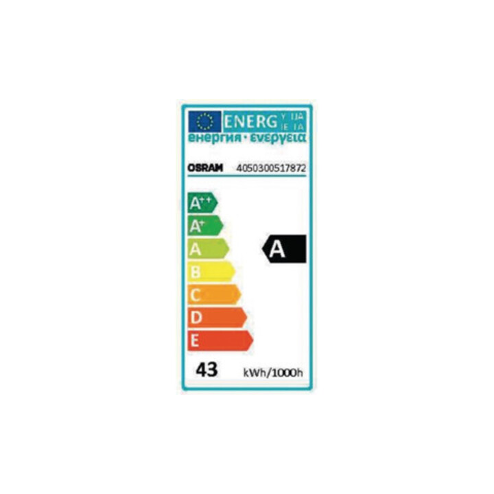 Tube fluorescent 36W blanc froid 3350 lm L.120 cm Diam.26 mm 20000h EnergyA Lichtf.840