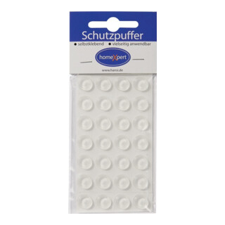 Türanschlagdämpfer 12mm Ku. klar selbstklebend