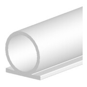 Türanschlagdg.Omega-Profil 137 L.25m B.8mm Silik.blk weiß ELLEN