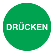 Türaufkleber D.50 mmLxB Drücken Folie selbstkl.