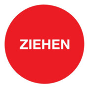 Türaufkleber D.50 mmLxB Ziehen Folie selbstkl.