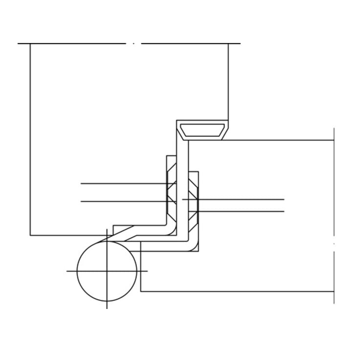 Türband QF1 STA verz.gefälzte Holzflügel DIN re.