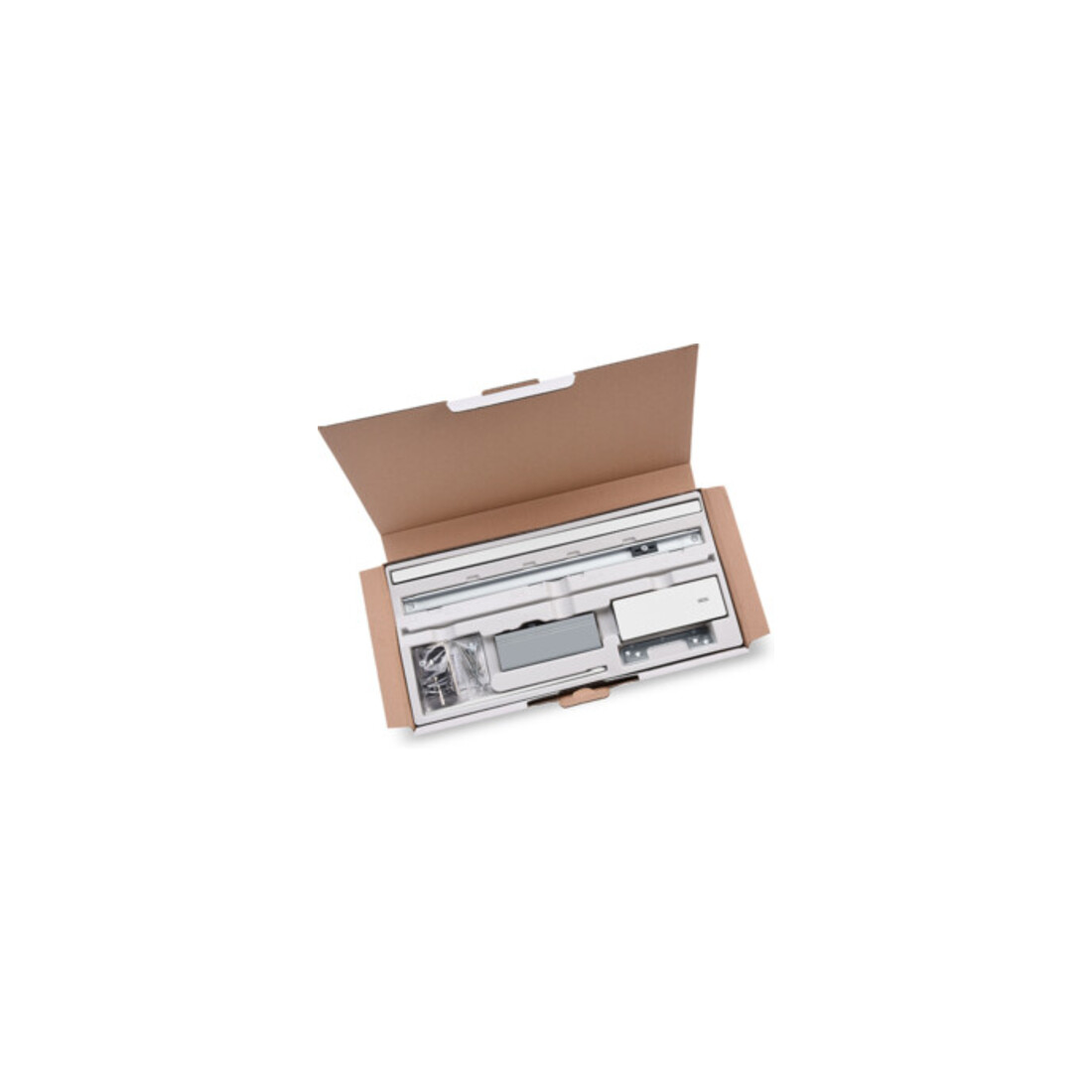 Türdämpfer ActiveStop aufliegend silber HLT GEZE