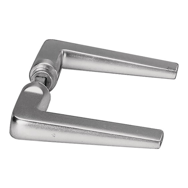Türdrückerpaar 465 Alu.105 o.Rosetten VK 8mm AMF
