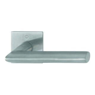 Türdrückerpaar Stock.E1140Z/848N VA F69 m.Drückerrosetten VK 8mm HOPPE