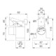 Türfeststeller 1010.31 Alu.silberf.elox.Bodenmontage KWS-4