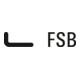 Türknopf 23 0829 0006 VA 6204 Aufnahme M12 ger. FSB-2