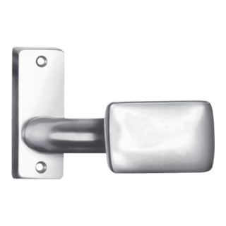 Türknopf 485 Leichmetall F1/naturf.gekr.ktg.B.65mm H.44mm AMF