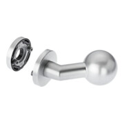Türknopf K4/052/02 VA F00 gekröpfter Kugelk.EDI-4