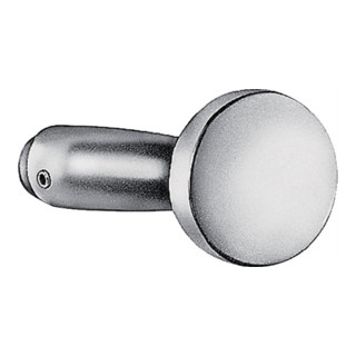 Türknopf-Lochteil 478L D.60mm Leichtmetall F1 silberfarbig runde Form