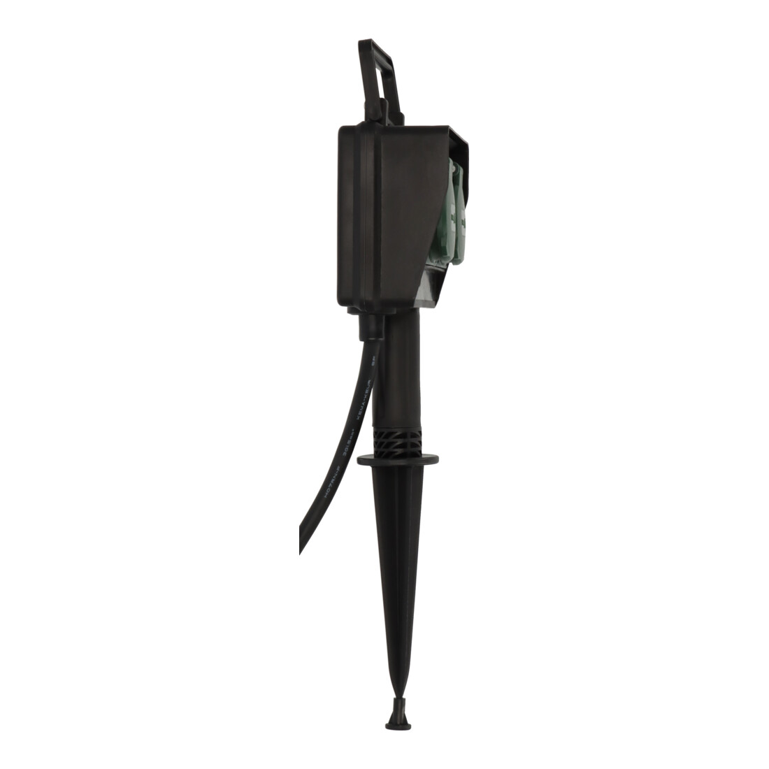 Tuinstekkerdoos met aardingspen IP44 2-voudig 1,4 m H07RN-F 3G1,5