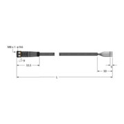 Turck Anschlussleitung PUR PKG4M-5/TXL-3