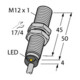 Turck Capteur inductif M12x1 avec câble DC, pnp, non, sn=2mm, b Bi 2-M12-AP6X