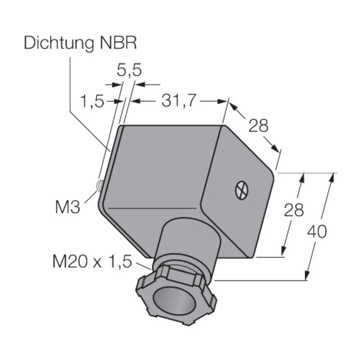 Turck Connecteur de valve configurable VC-AC21-0.220-K