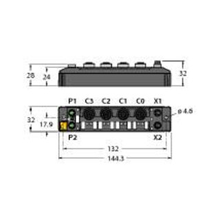 turck Multiprotokoll-I/O-Modul TBEN-S2-4AI kompakt