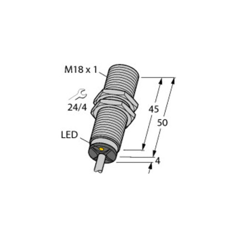 Turck Sensor induktiv BI8-M18-AP6X