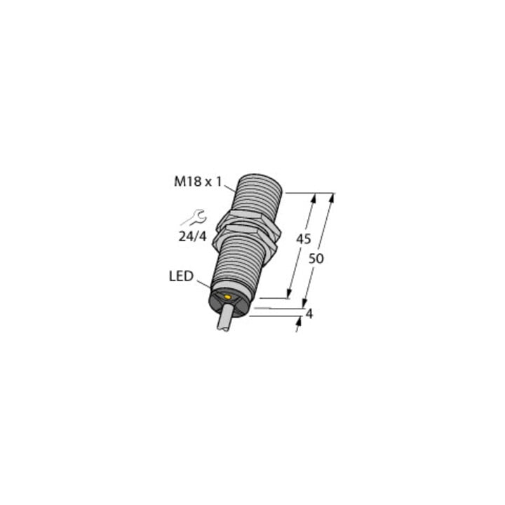 Turck Sensor induktiv BI8-M18-AP6X