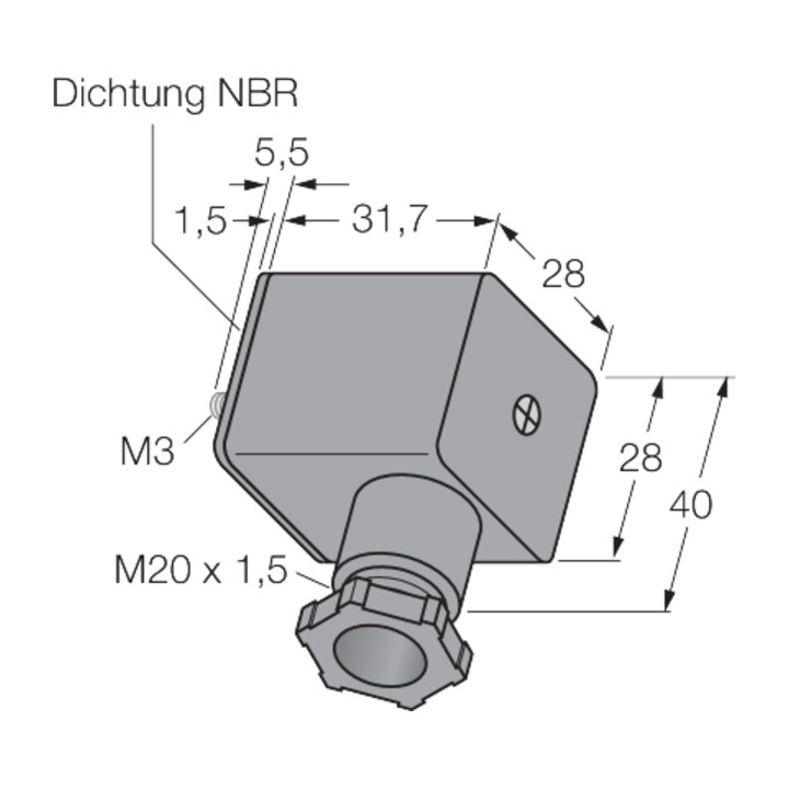 Turck Ventilstecker konfektionierbar VC-AC21-0.220-K
