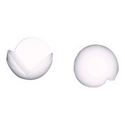 Butée de porte d’angle, diamètre 25 mm, transparent