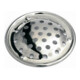 TÜTEMANN, Rosace de ventilation, diamètre 40 mm laiton nickelé-1