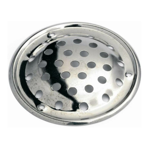 TÜTEMANN, Rosace de ventilation, diamètre 40 mm laiton nickelé