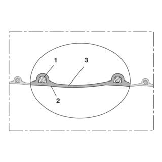 Tuyau d'aspiration et de soufflage Norres TIMBERDUC® PUR 532 AS