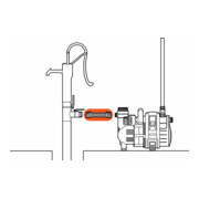 Tuyau d'aspiration pour fontaine à percussion GARDENA-3