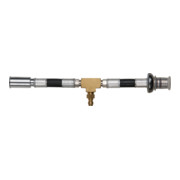 Tuyau de raccordement de manomètre KS Tools avec raccord de tuyau 1/4" pour utilisation universelle avec raccords de tuyau haute pression 3/8" et 5/16".