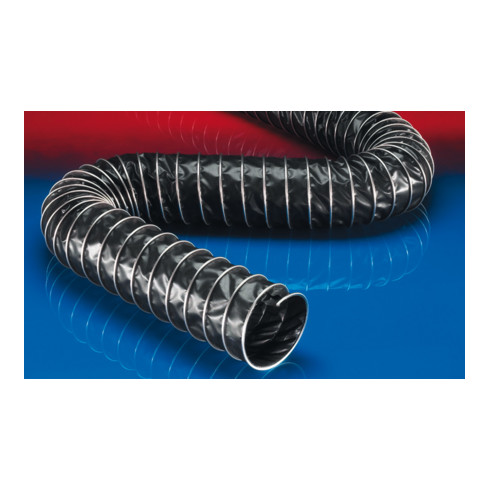 Tuyau tissé Norres électroconducteur Ø 120mm L : 6m CP PTFE/HYP-INOX 472 EC