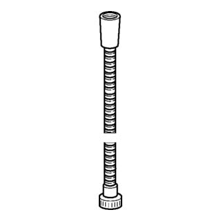 Tuyau Hansa raccourcissable 1 m G1/2inch