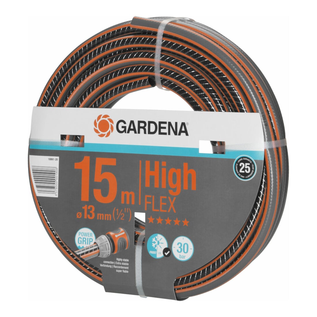 Tuyau HighFLEX Comfort 10x10 13 mm (1/2") GARDENA, 15 m sans objet
