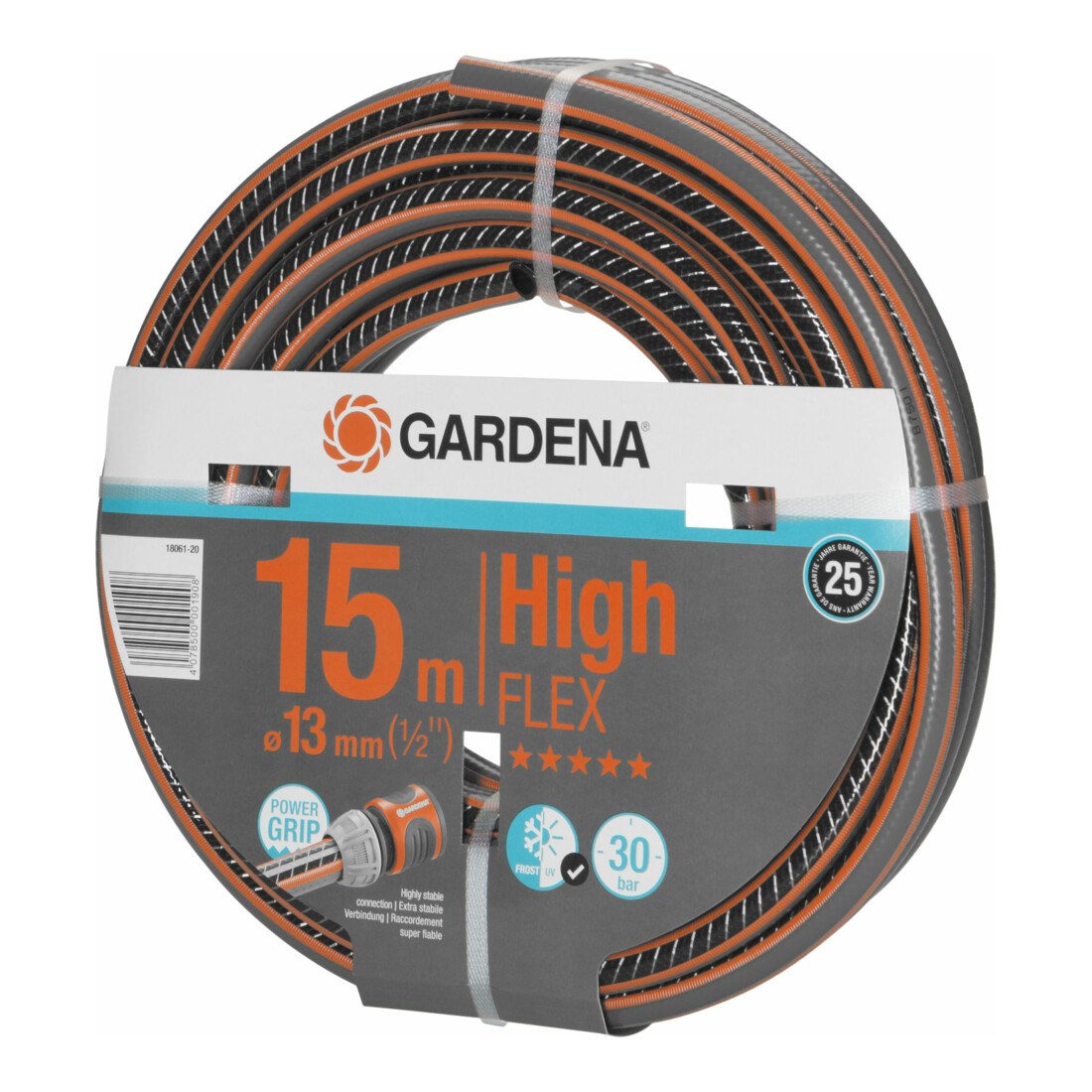 Tuyau HighFLEX Comfort 10x10 13 mm (1/2") GARDENA, 15 m sans objet