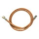 Tuyau de gaz propane 4x4 mm G3/8 pouces LHxG3/8 pouces LH haute pression KAYSER-1