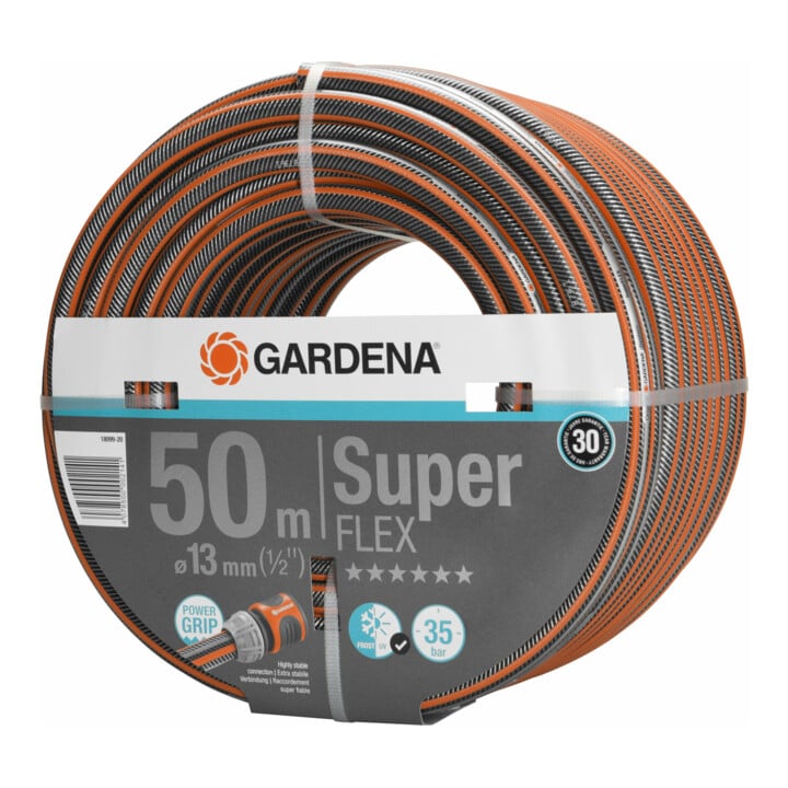 Tuyau Premium SuperFLEX GARDENA 12x12 13 mm (1/2"), 50 m sans objet