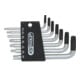 TX Jeu de clé mâle, percé, 7pcs. Courtes TB10-TB40