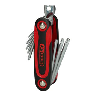 TX Jeu de clé mâle percé 8pcs.