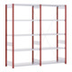 Type de rayonnage Bito:EL 40mm set de rayonnage / 100kg 1999x 996x324 5FB RAL3000