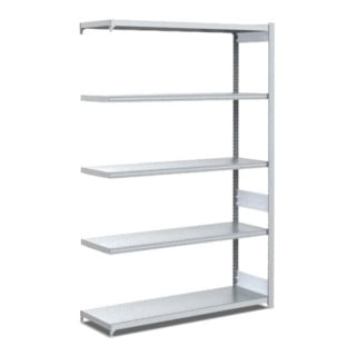 Rayonnage Bito type M, travée supplémentaire 40mm, jeu d'étagères, 200kg, galvanisé