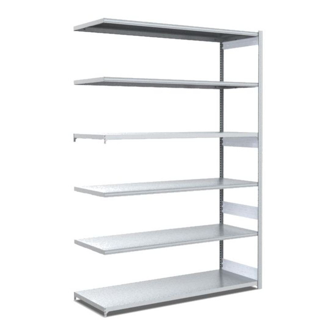 Type d'étagères Bito:L,M,S 40mm-ensemble sol / M 200kg 2499x1296x624 galvanisé