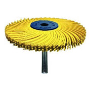 TYROLIT Brosse radiale à arbre, diamètre 76x6,4mm A50 vert type TC, S6x40mm