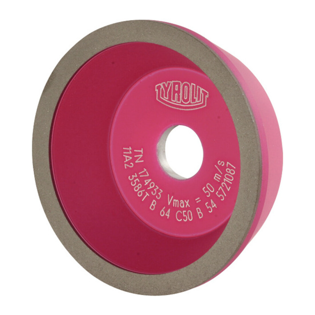 TYROLIT CBN-combi-komslijpschijf voor Deckel S0 / S0E dxdxh (mm), 75x26x20, Type: B17