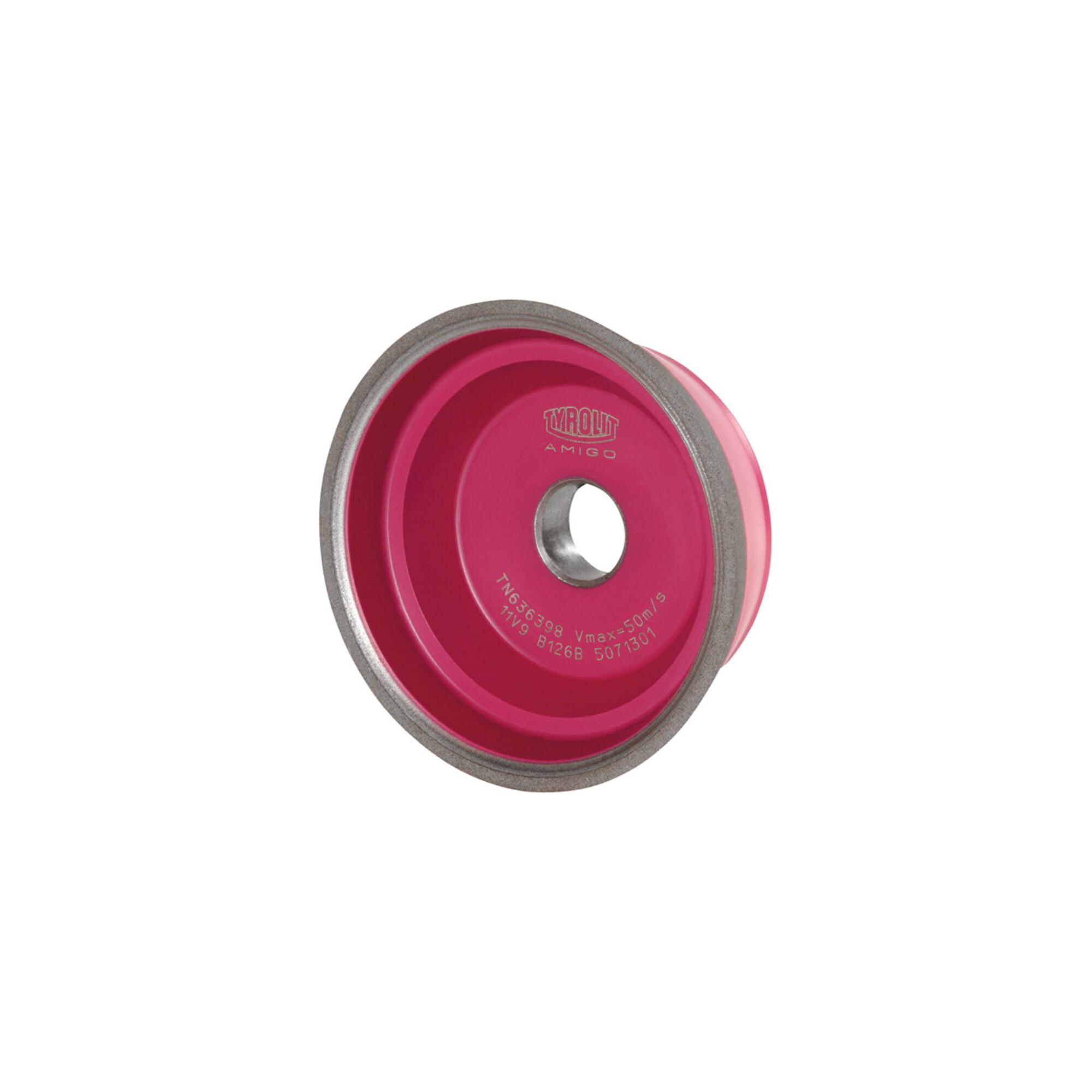 TYROLIT CBN-Topf-Schleifscheibe DxTxH (mm), 100x35x20, Typ: B126, 597220 B126