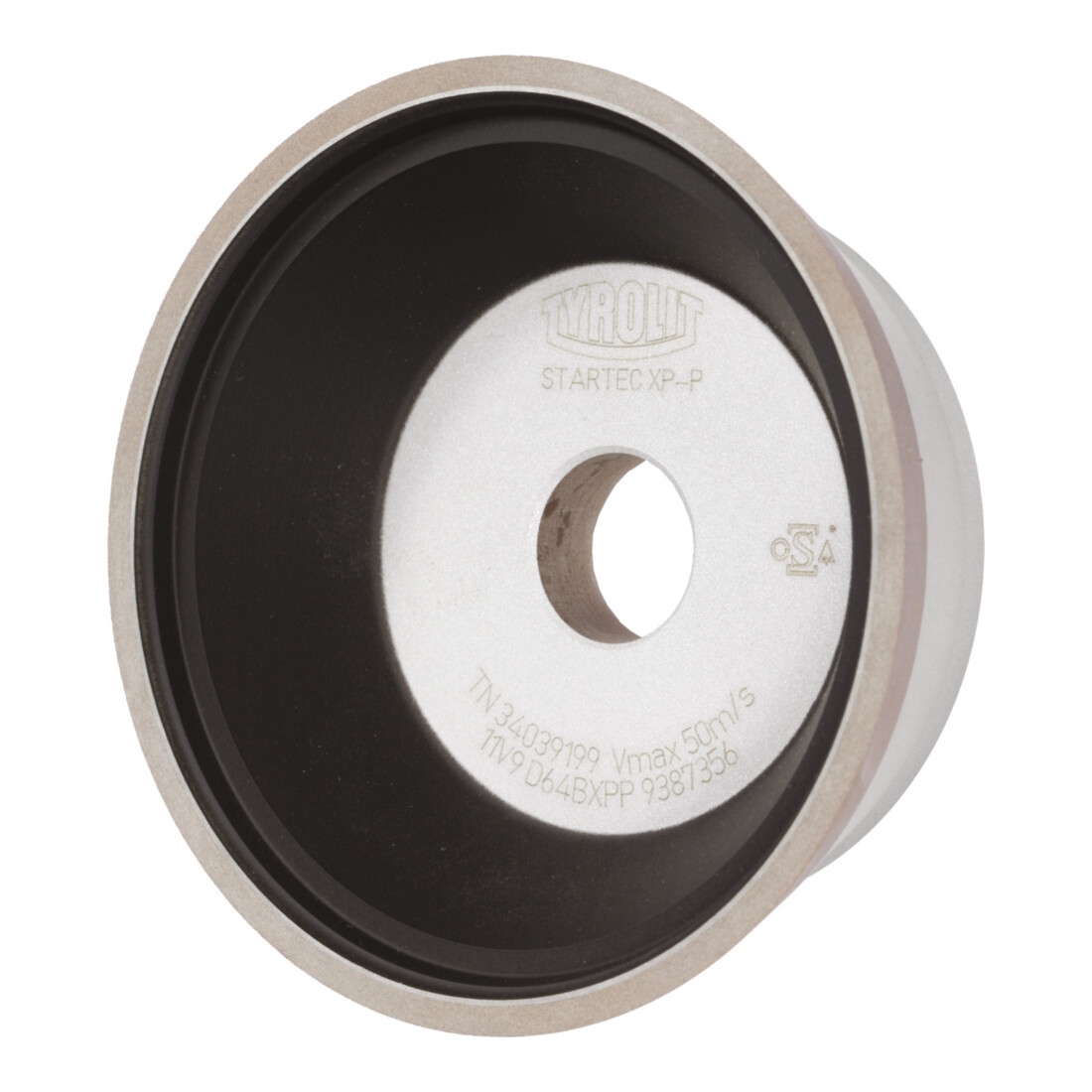 TYROLIT Diamant-Topf-Schleifscheibe STARTEC XP-P DxTxH (mm), 100x35x20, Typ: D64