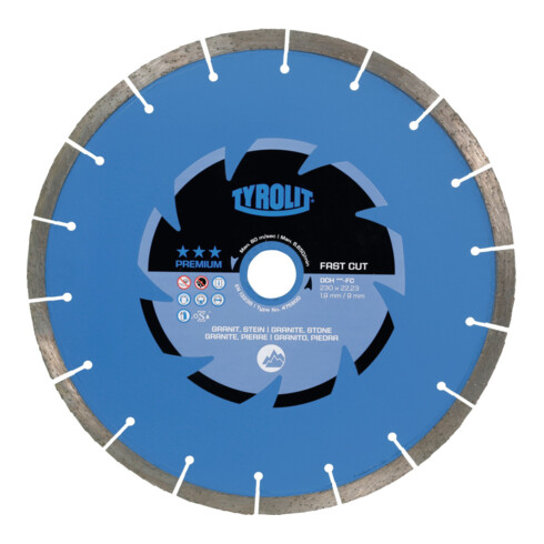 TYROLIT Diamant-Trennscheibe PREMIUM*** Fast Cut, Scheiben-Ø: 230 mm