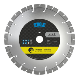 TYROLIT Diamant-Trennscheibe PREMIUM*** Hochleistung, Scheiben-Ø: 125 mm