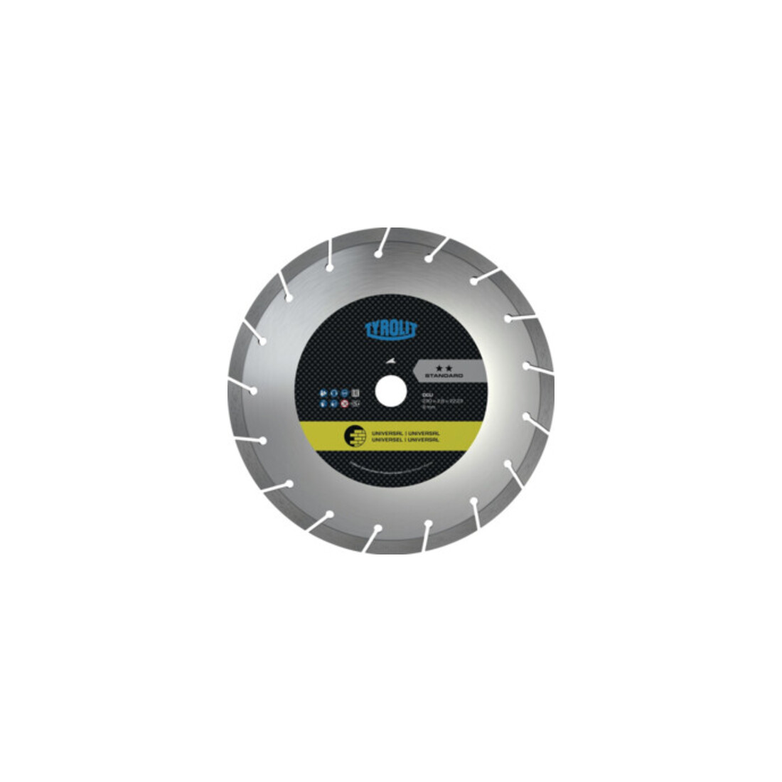 TYROLIT Diamant-Trennscheibe STANDARD** Universal, Scheiben-Ø: 125mm