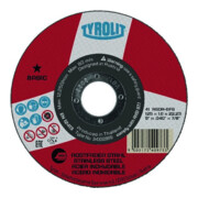 TYROLIT Disque de tronçonnage Basic* EXTRA MINCE, ⌀ disque : 125 mm